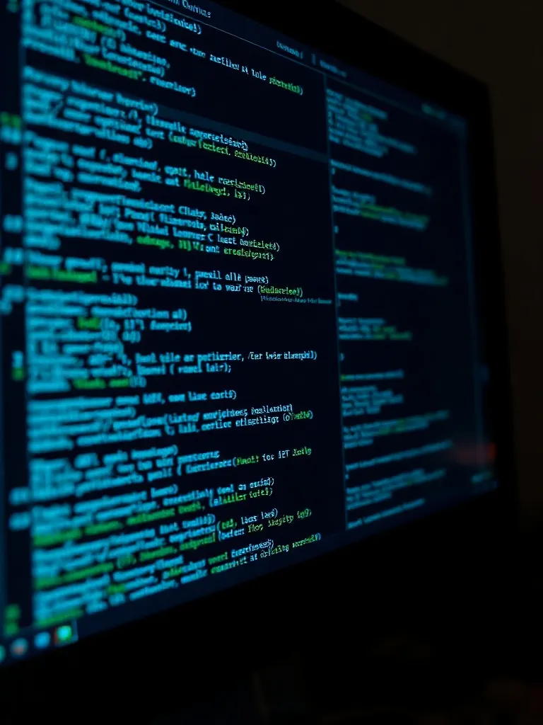 A close-up of a high-resolution monitor displaying clean Pyt